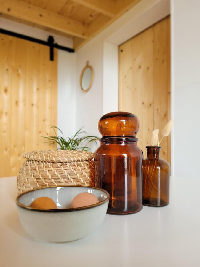 Vila Tiny House Lantliv Oostkapelle, Bij De Boer Exteriér fotografie