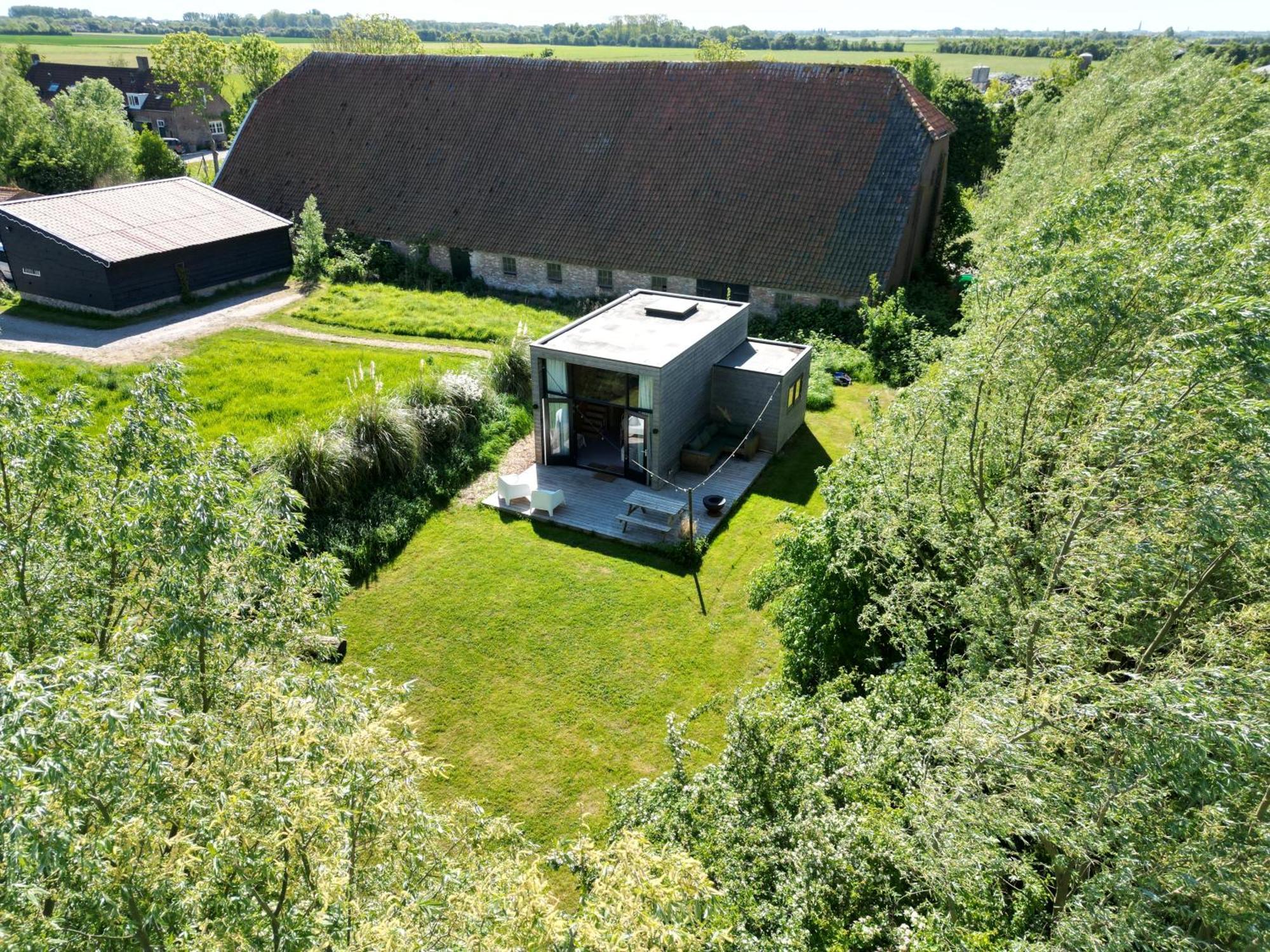 Vila Tiny House Lantliv Oostkapelle, Bij De Boer Exteriér fotografie